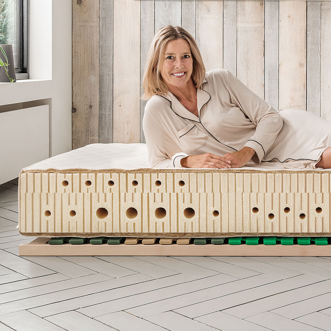 Naturlatex-Matratze "Bella-Ortho" - 90x200 cm von Allnatura