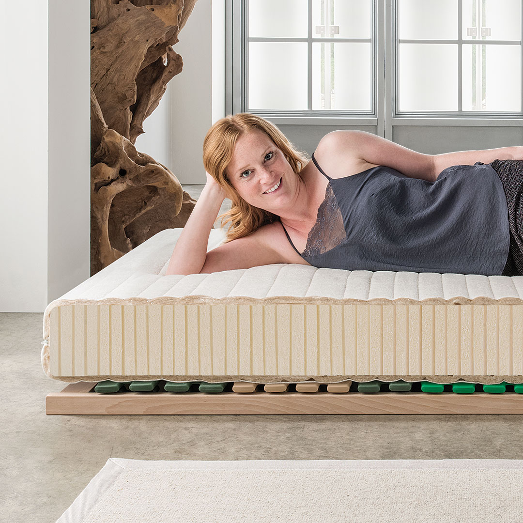 Naturlatex-Matratze "Sana-Optima" - 90x200 cm von Allnatura