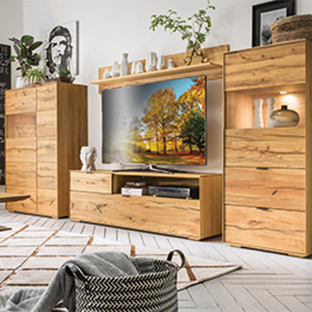 Wohnwand "Senera" - Wildeiche von Allnatura