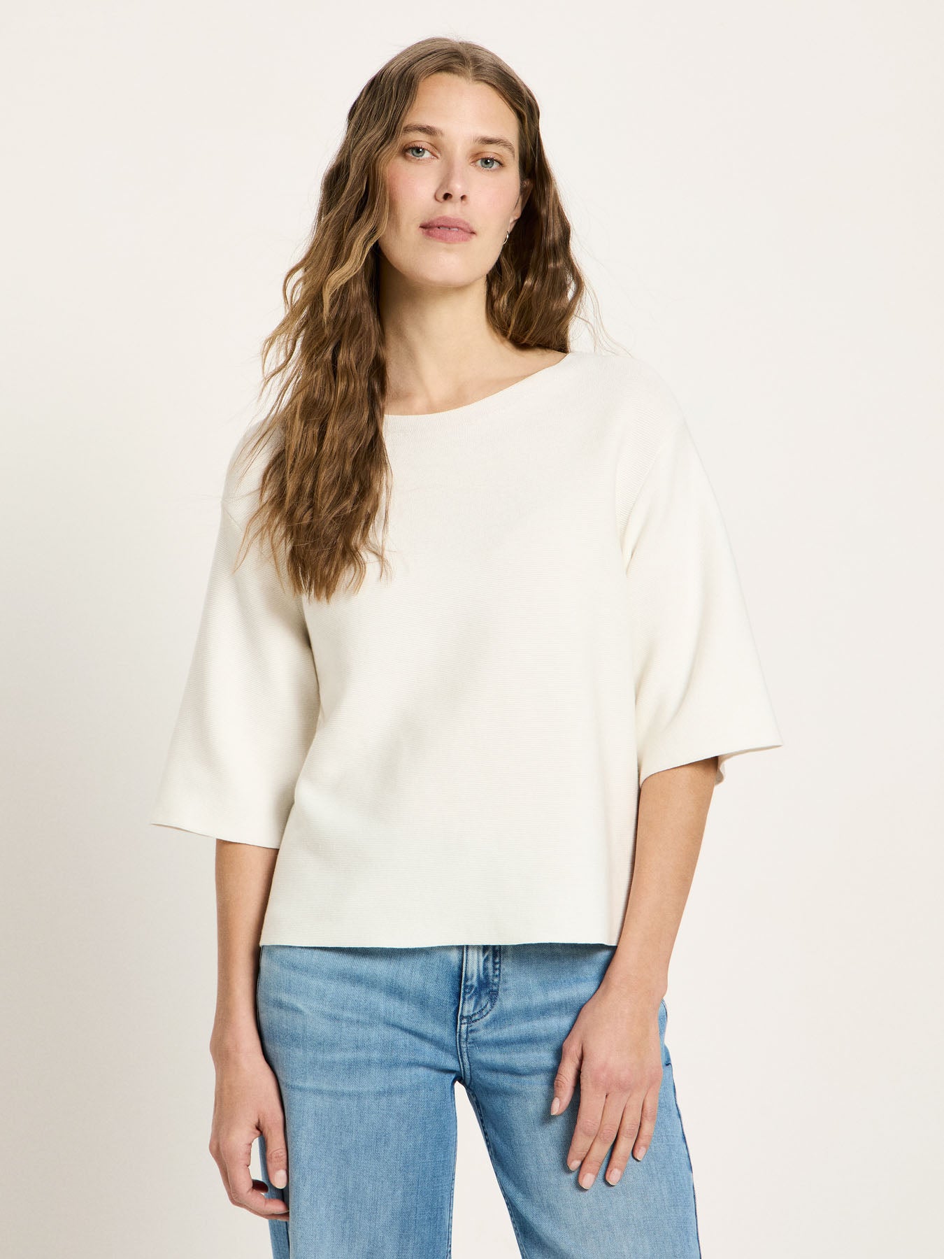 U-Boot Pullover (GOTS) - Off White von Lanius