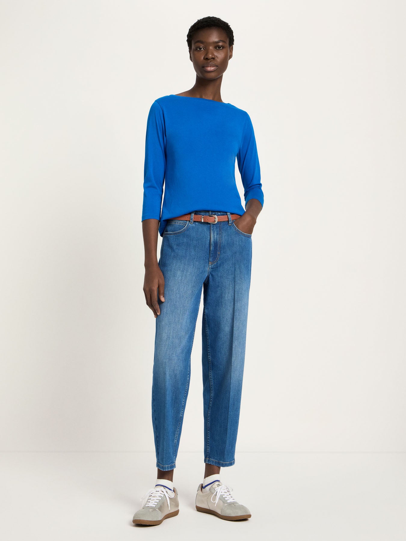 U-Boot Shirt mit 3/4 Arm (GOTS) - Lapis von Lanius